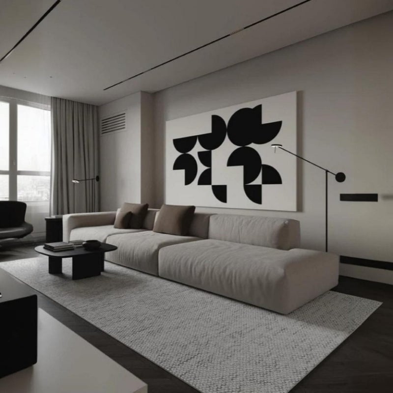 Malazhouse Natural wood and Soft Linen Fabric 4 Seater Sofa - Beige - Image 2